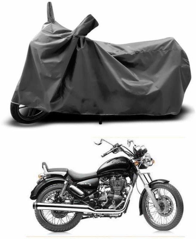 SEBOMGO Waterproof Two Wheeler Cover for Royal Enfield  (Thunderbird 500, Grey)