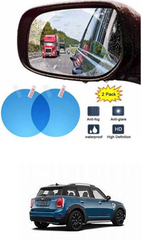 APICAL Car Mirror Blue Rain Blocker For Cooper SE Car Mirror Rain Blocker  (Blue)