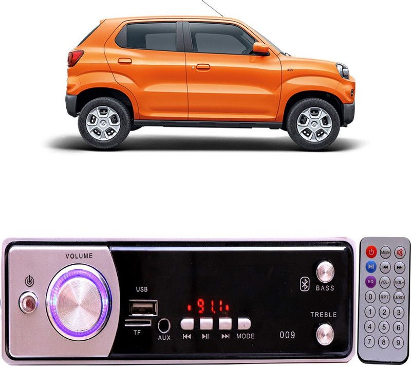 EverLand Silver009 BLUETOOTH/USB/SD/AUX/FM/MP3 Car Stereo ( Single Din) E-330 Car Stereo  (Single Din)