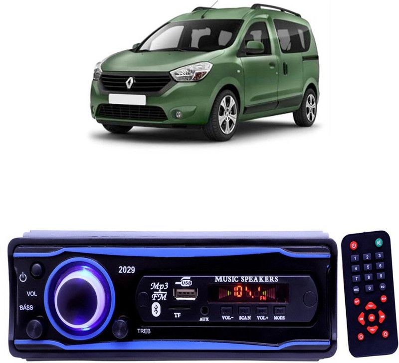 YUNEIK Blue 2029 USB/AUX/SD/BLUETOOTH/FM/MP3 BOOM MASTER STANDARD- Y 468 Car Stereo  (Single Din)