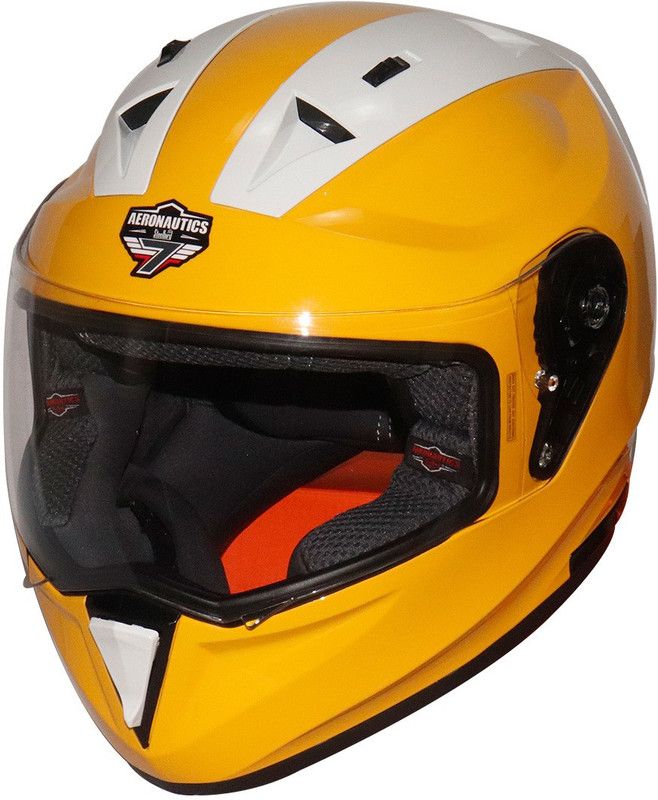 Steelbird Helmet Motorbike Helmet  (Yellow)