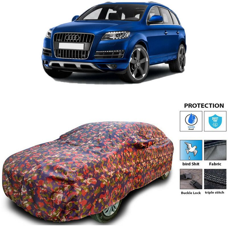 AutoTiger Car Cover For Audi SQ7 (With Mirror Pockets)  (Multicolor)