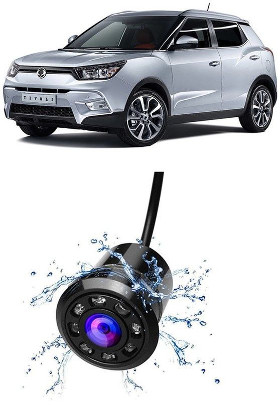 Enfield Works 8 LED Night Vision Waterproof Vehicle Camera System Night Vision Waterproof Car Reverse Parking Camera universal EW1903 Vehicle Camera System