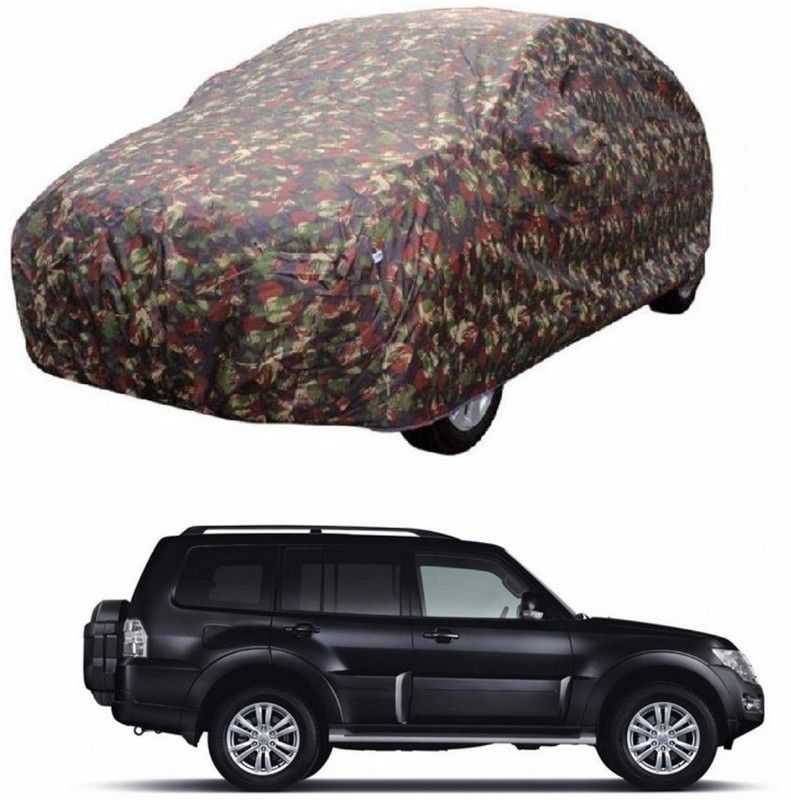 CoNNexXxionS Car Cover For Mitsubishi Pajero (Without Mirror Pockets)  (Blue, For 2005, 2006, 2007, 2008, 2009, 2010, 2011, 2012, 2013, 2014, 2015, 2016, 2017, NA Models)