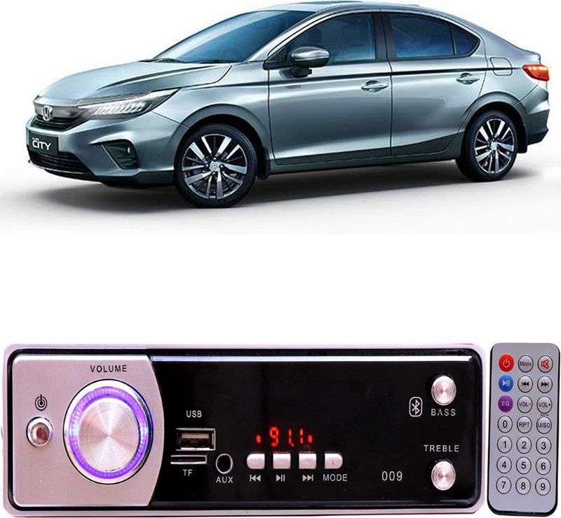 Dvis Silver009 BLUETOOTH/USB/SD/AUX/FM/MP3 Car Stereo ( Single Din) D-384 Car Stereo  (Single Din)