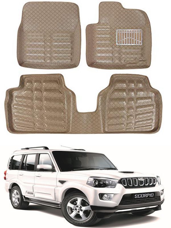 MAGNET Plastic 3D Mat For Mahindra Scorpio  (Beige)