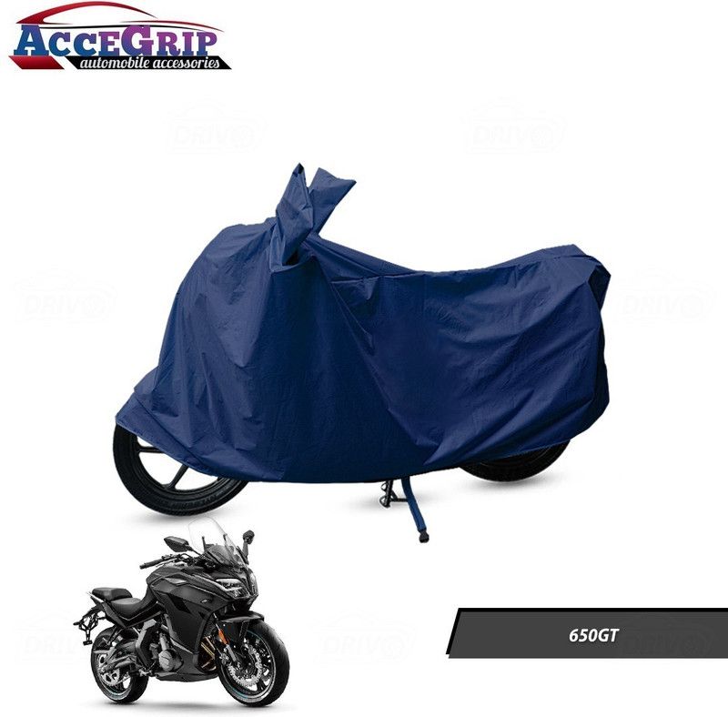 ACCEGRIP Waterproof Two Wheeler Cover for CFMoto  (650GT, Blue)