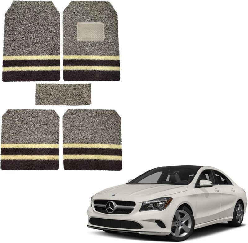 Oshotto Rubber, Plastic Standard Mat For Mercedes Benz CLA-Class  (Beige, Brown)