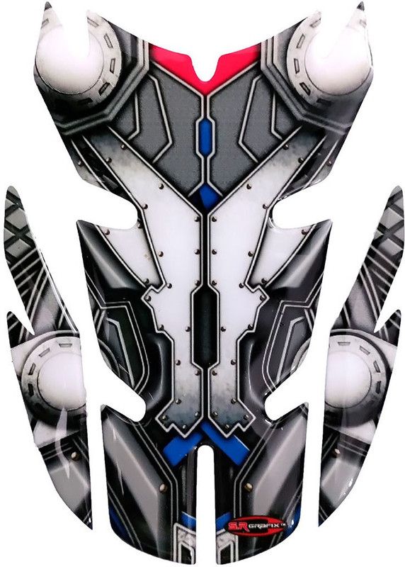 S.R Grafix DEMON GRY DOOR TP 30 Bike Tank Pad