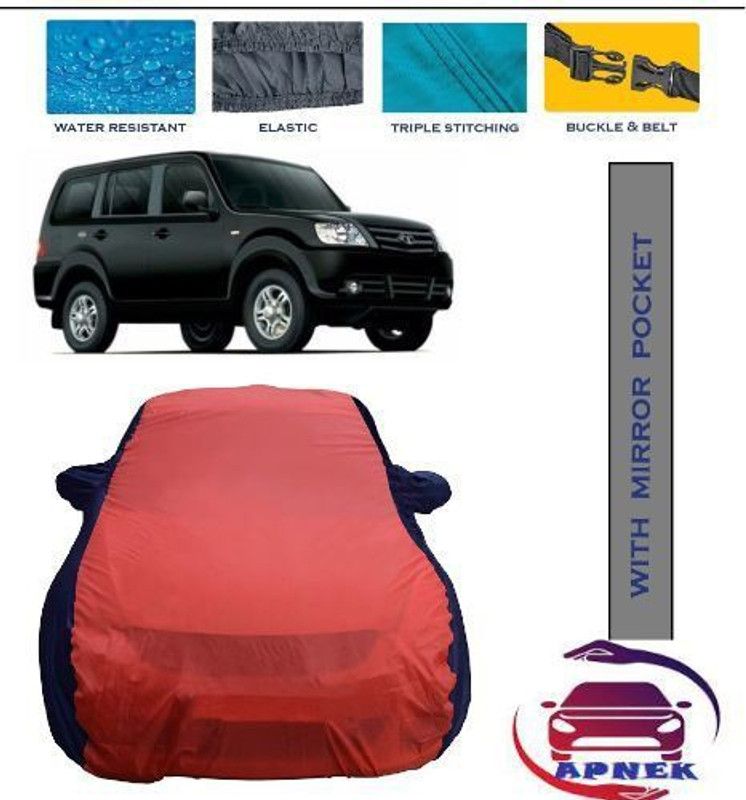 APNEK Car Cover For Tata Grand Dicor (With Mirror Pockets)  (Red, Blue)
