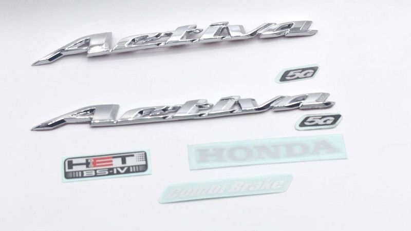 BIKE HOUSE Sticker & Decal for Bike  (Silver)