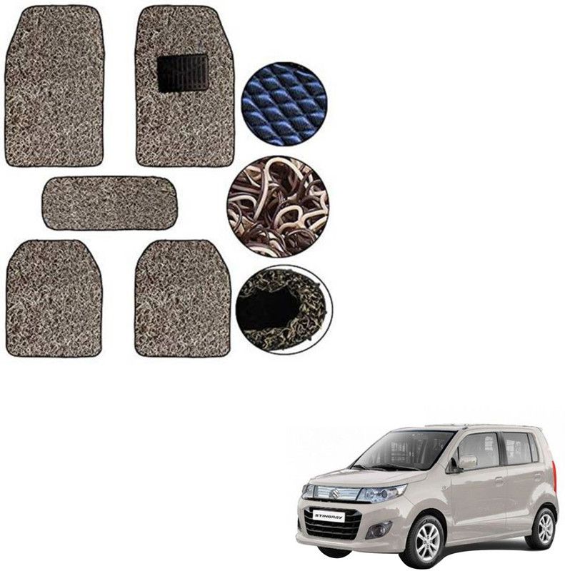 SEMAPHORE PVC, Rubber Standard Mat For Maruti WagonR Stingray  (Beige, Brown)