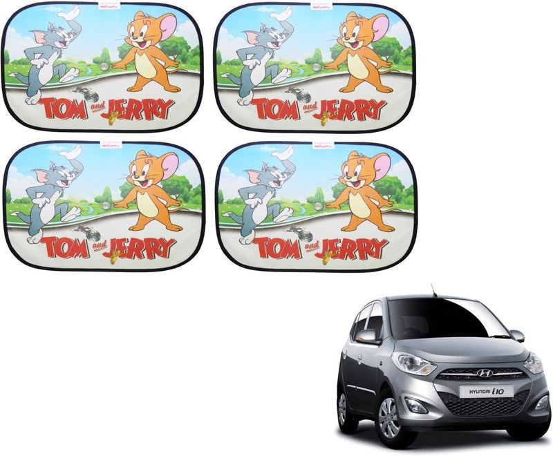 AUTYLE Side Window, Rear Window Sun Shade For Hyundai i10  (Multicolor)