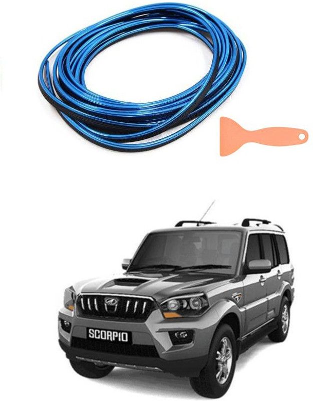 PRTEK Car Interior Decoration Accessory Beading, (5 Meters, BLUE)0067 Car Beading Roll For Grill and Garnish Cover  (5 m)