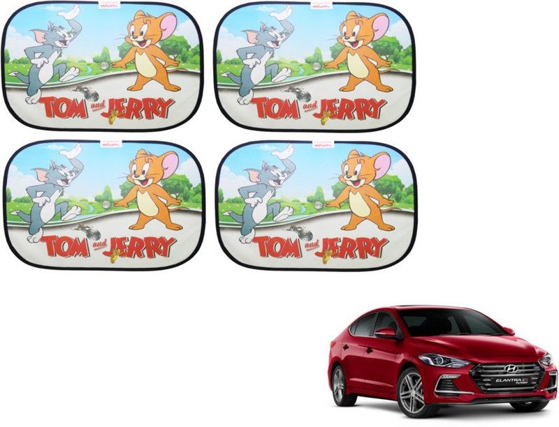 MOCKHE Side Window Sun Shade For Hyundai Elantra  (Multicolor)