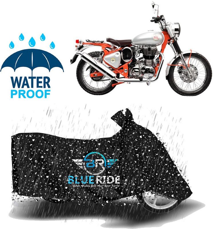 BLUERIDE Two Wheeler Cover for Suzuki  (Burgman Street, Black)