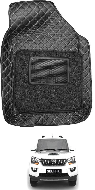 Auto Hub Leatherite 7D Mat For Mahindra Scorpio  (Black)