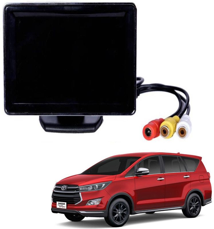 RWT 4.3 Inch Car Dashboard Screen for Toyota Innova type 3 small Black LED  (10.9 cm)