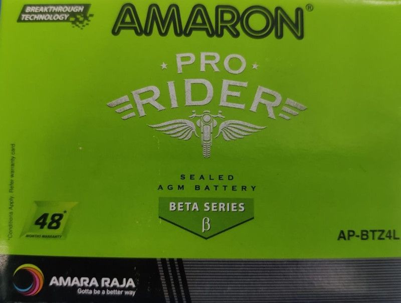amaron AP-BTZ4L 4 Ah Battery for Bike