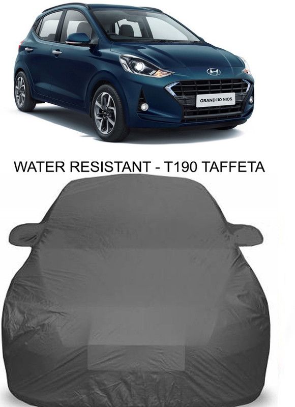 Dvis Car Cover For Hyundai Grand i10 Nios (With Mirror Pockets)  (Grey)