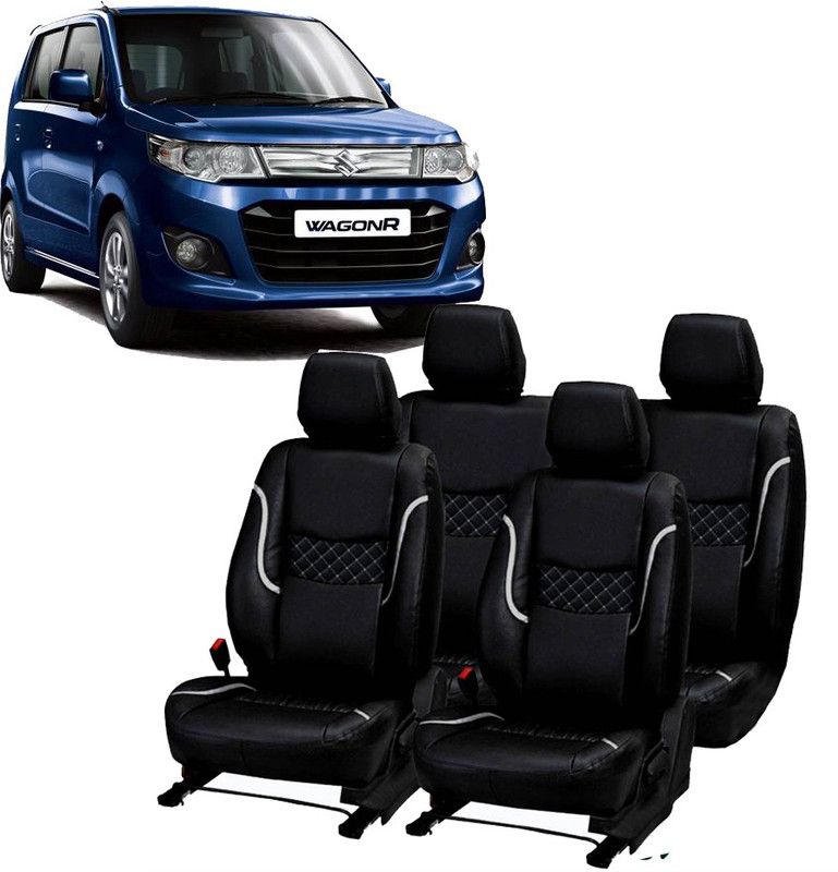 JMDi PU Leather Car Seat Cover For Maruti Wagon R 1.0  (Detachable Head Rest, Mono Back Seat, Without Back Seat Arm Rest, 5 Seater, 2 Back Seat Head Rests)