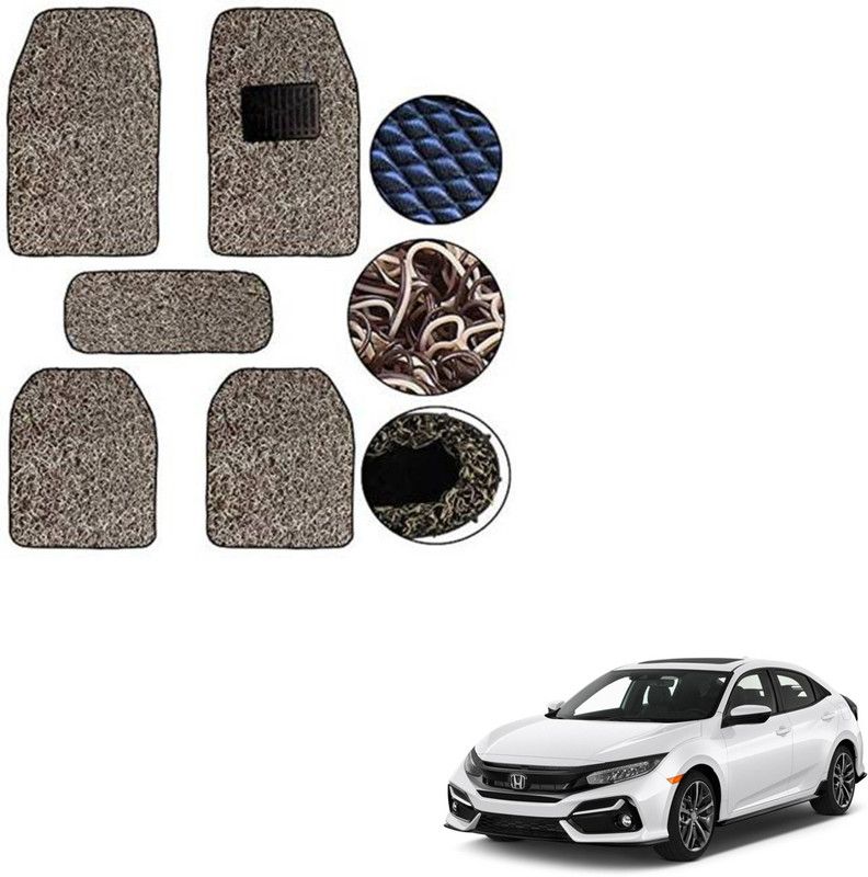 SEMAPHORE PVC, Rubber Standard Mat For Honda Civic  (Beige, Brown)