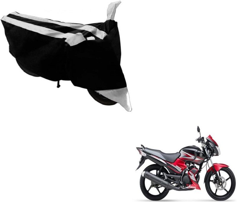 Flipkart SmartBuy Two Wheeler Cover for Yamaha  (SS 125, Black, Silver)