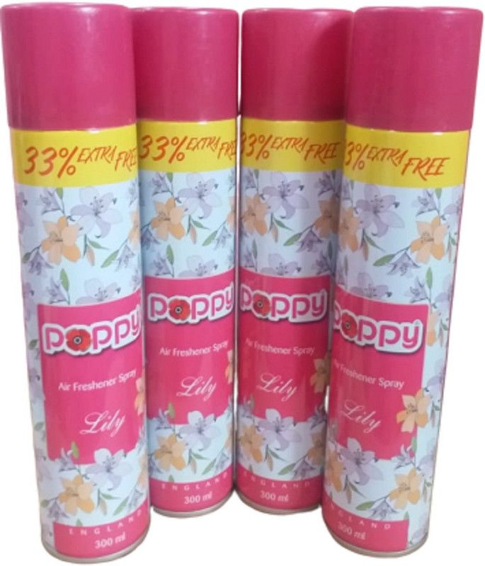 Poppy LILY Spray  (4 x 300 ml)
