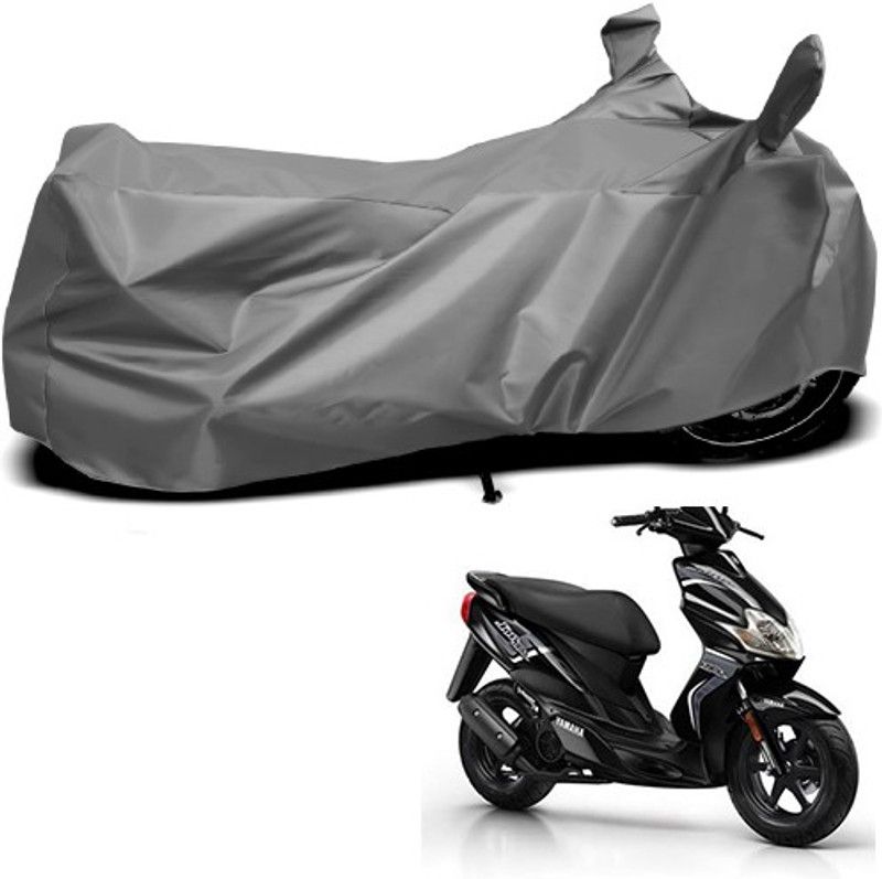 Gavya Waterproof Two Wheeler Cover for Yamaha  (Jog R, Grey)