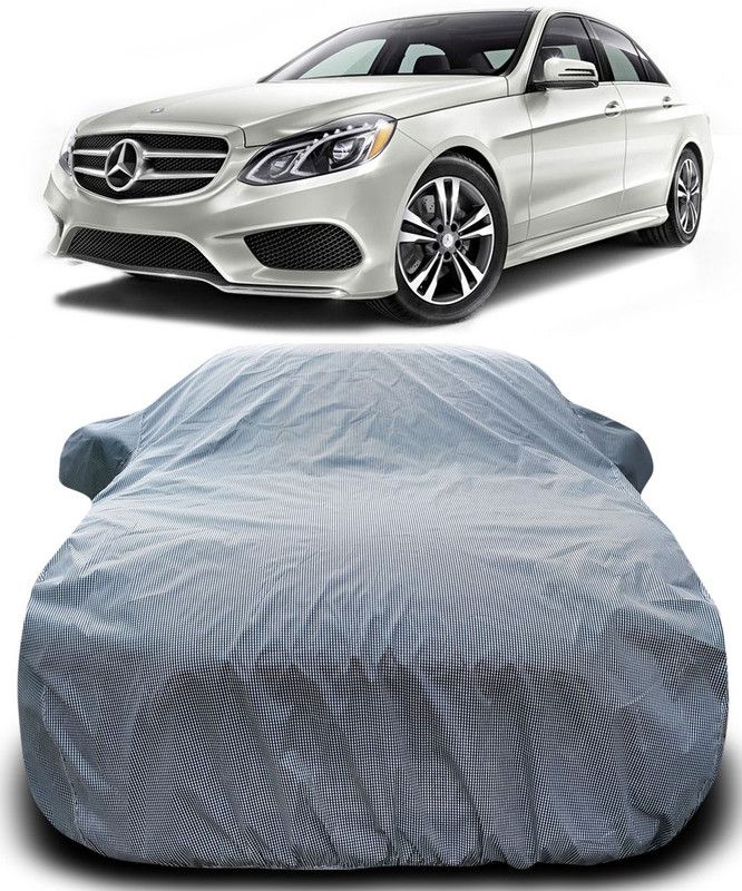 Elegance Car Cover For Mercedes Benz E280 (With Mirror Pockets)  (Black, White)