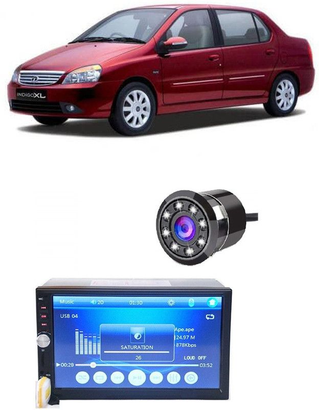 JBRIDERZ FIX BT SCREEN WITH LED CAMERA FOR ALL CARS G 528 Car Stereo  (Double Din)