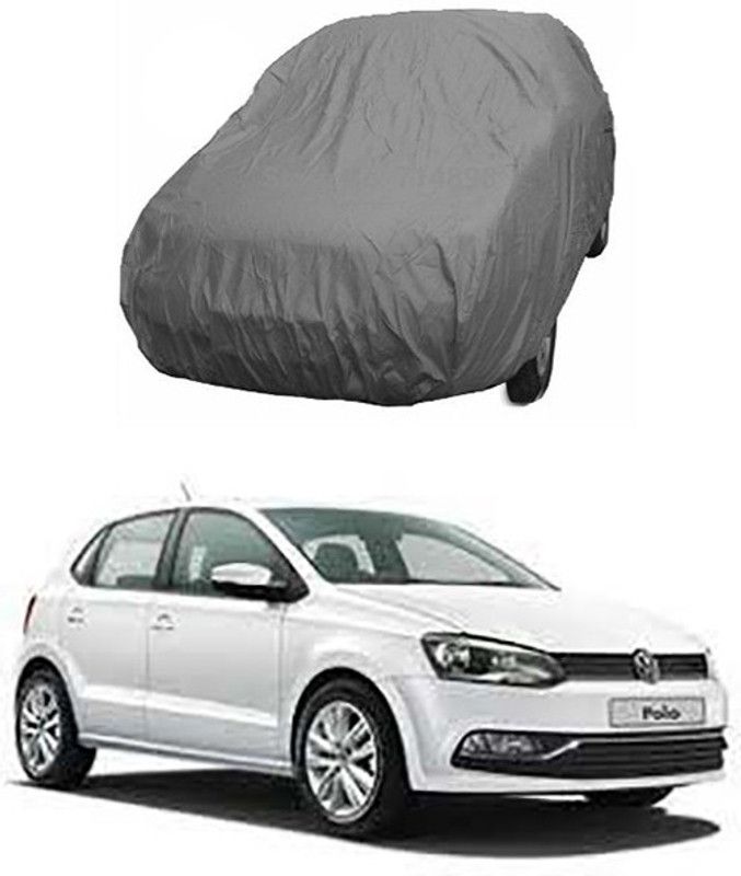 APNEK Car Cover For Volkswagen Polo (With Mirror Pockets)  (Grey)