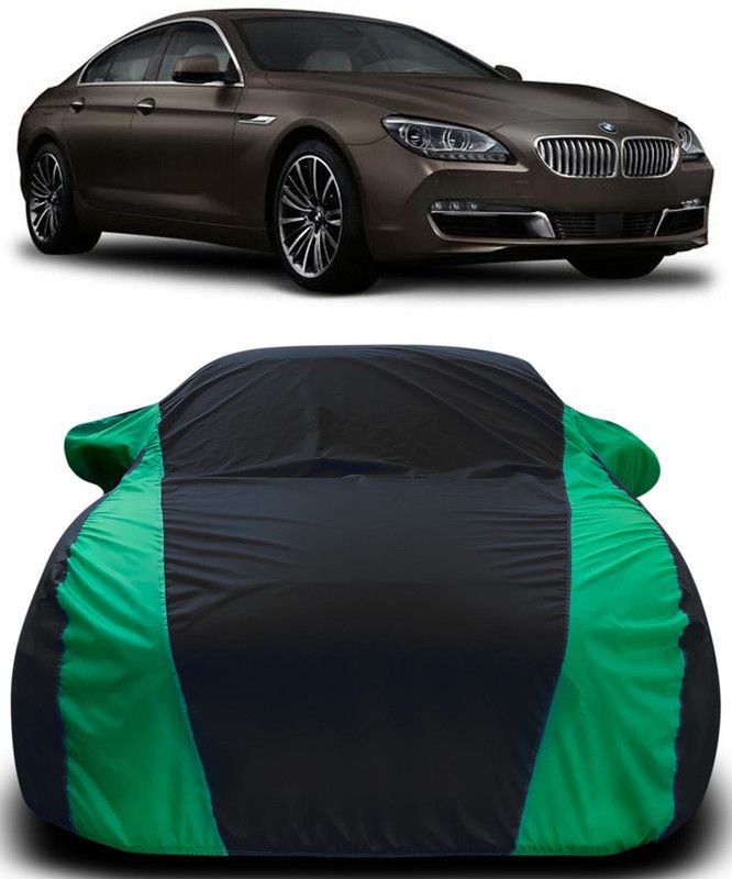 THE REAL ARV Car Cover For BMW 640D (With Mirror Pockets)  (Black, Green)