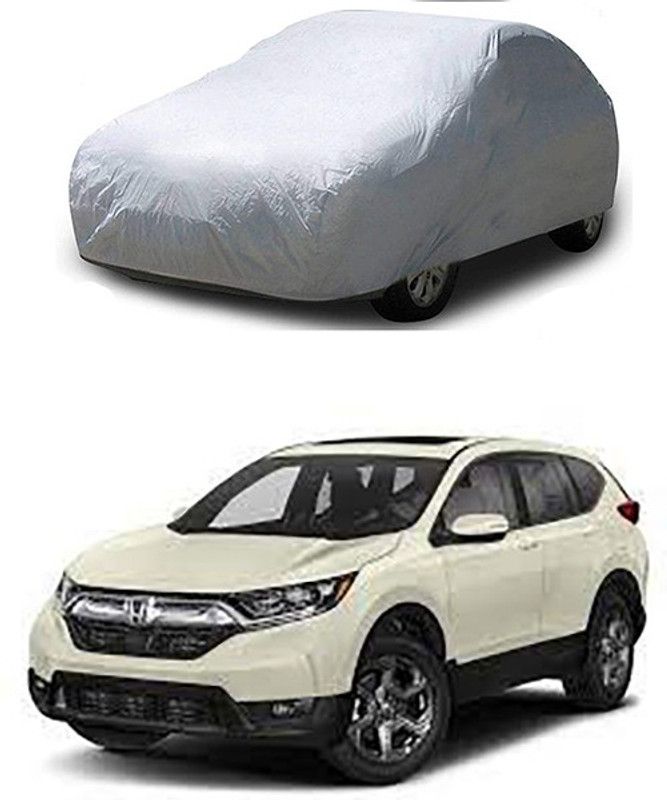 THE REAL ARV Car Cover For Honda CR-V (With Mirror Pockets)  (Silver)