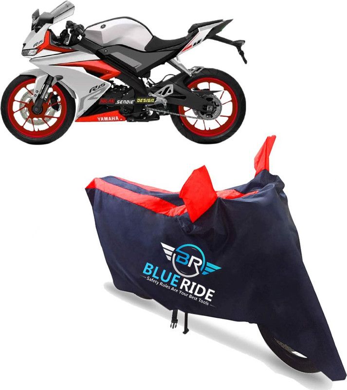 BLUERIDE Two Wheeler Cover for Yamaha  (YZF R15 V3.0, Red)