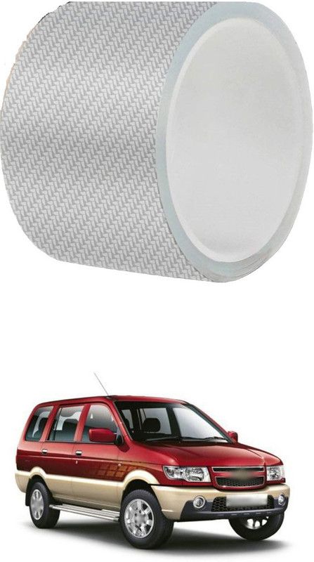 PROEDITION Plastic, Rubber Car Bumper Guard  (White, Pack of 1, Chevrolet, Tavera)