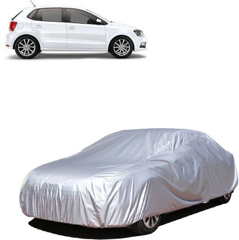 Kuchipudi Car Cover For Volkswagen Polo Cross (Without Mirror Pockets)  (Silver, For 2005, 2006, 2007, 2008, 2009, 2010, 2011, 2012, 2013, 2014, 2015, 2016, 2017, 2018, 2019, NA Models)