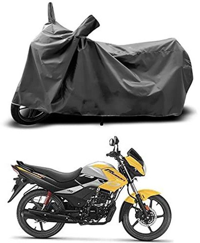Human Plus Waterproof Two Wheeler Cover for Hero  (Passion Pro, Grey)