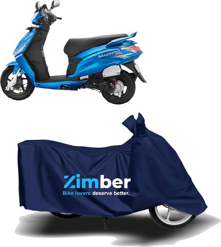 ZIMBER Two Wheeler Cover for Hero  (Maestro Edge, Blue)