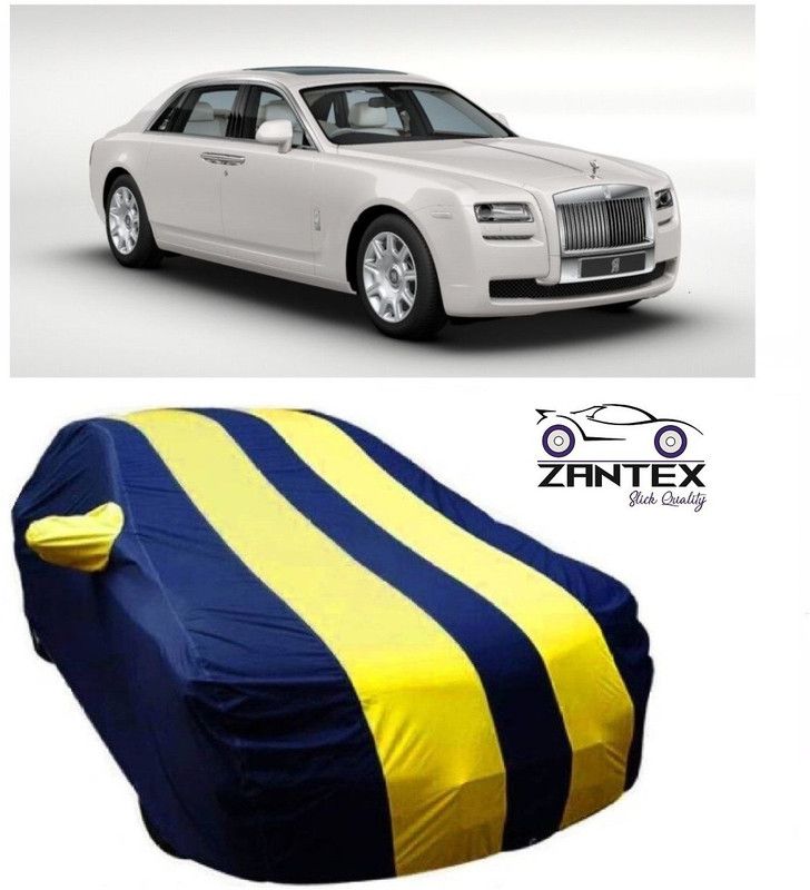 ZANTEX Car Cover For Rolls Royce Ghost (With Mirror Pockets)  (Blue, Yellow)