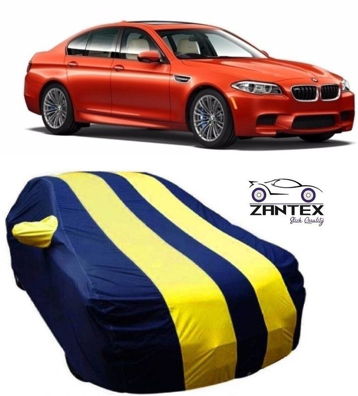 ZANTEX Car Cover For BMW M5 (With Mirror Pockets)  (Blue, Yellow)