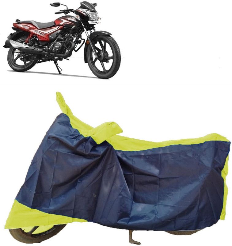 AutoKick Two Wheeler Cover for TVS  (Star City Plus BS6, Multicolor)