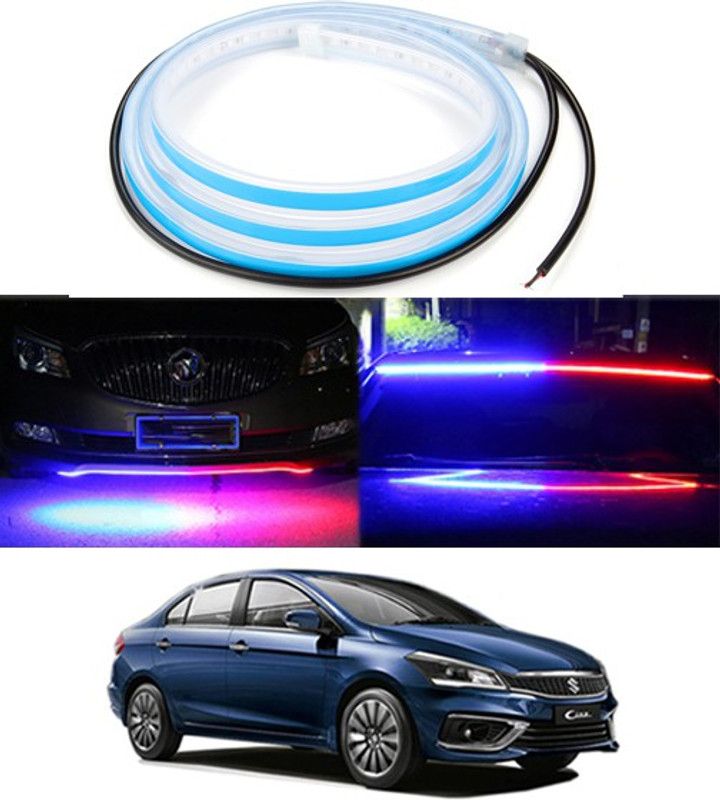 RKPSP 120cm LED Strip Flexible Police Light Car Hood/Trunk/Dashboard/Door For Ciaz Dash Light Car, Van LED for Maruti Suzuki (12 V, 12 W)  (Ciaz)