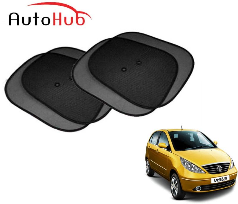 Auto Hub Side Window Sun Shade For Tata Indica Vista  (Black)