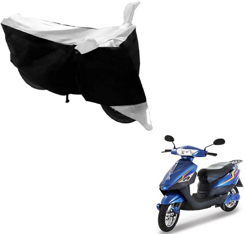 Flipkart SmartBuy Two Wheeler Cover for Lohia  (Oma Star, Black, Silver)