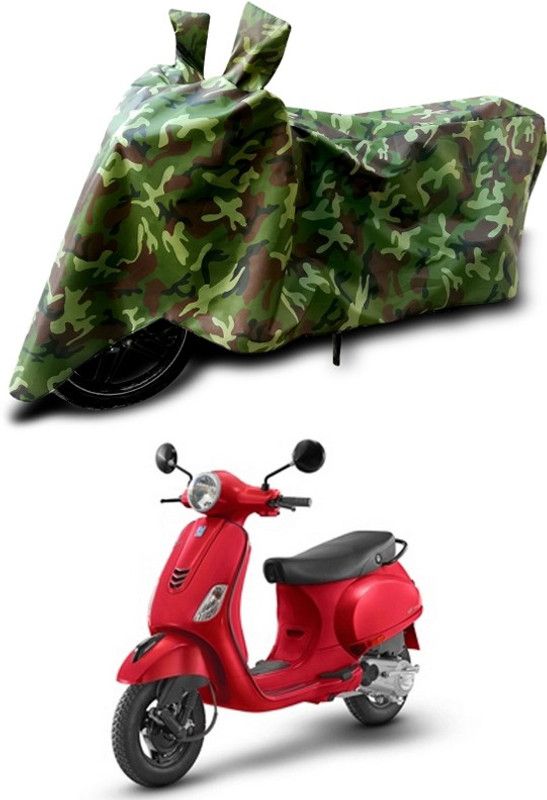 Rhtdmm Waterproof Two Wheeler Cover for Vespa  (Multicolor)