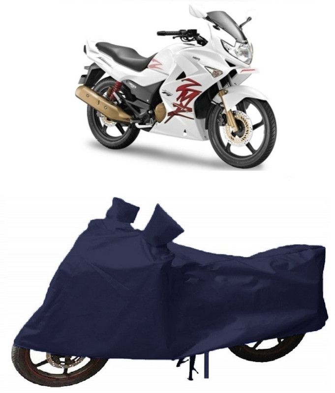 GUNRAT Two Wheeler Cover for Hero  (Karizma, Blue)