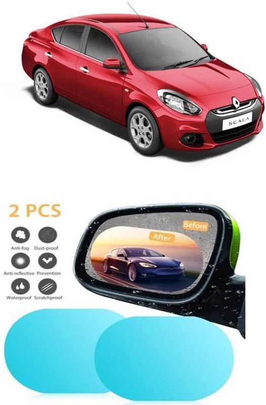 Accessorique Antifog_483 Car Mirror Rain Blocker  (Blue)
