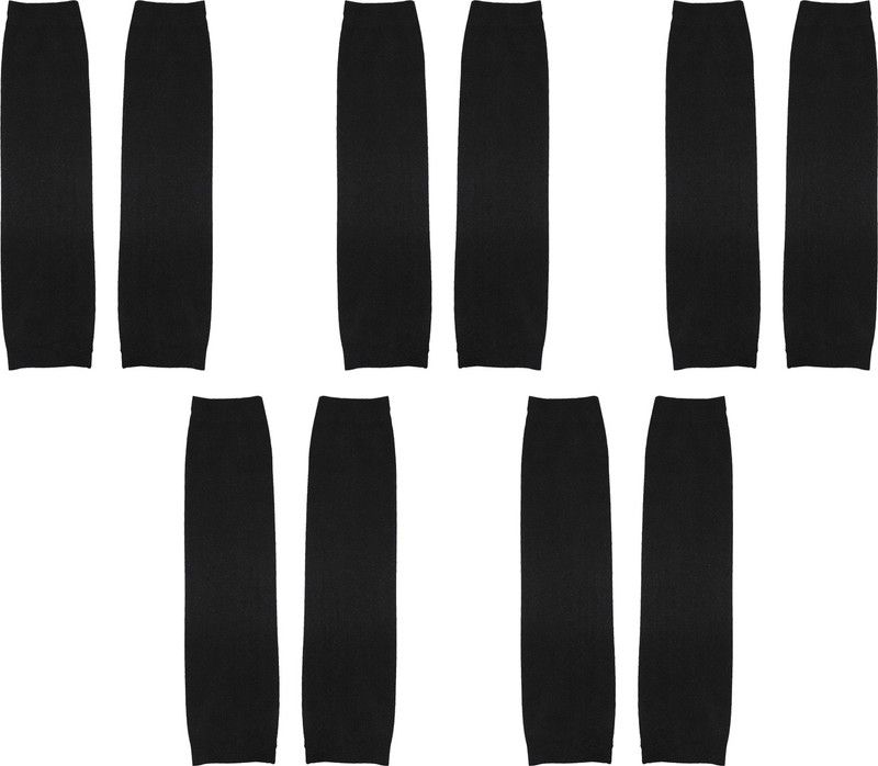 Fillincart Nylon Arm Sleeve For Men & Women  (Free, Black)