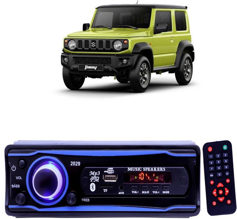 YUNEIK Blue 2029 USB/AUX/SD/BLUETOOTH/FM/MP3 BOOM MASTER STANDARD- Y 307 Car Stereo  (Single Din)